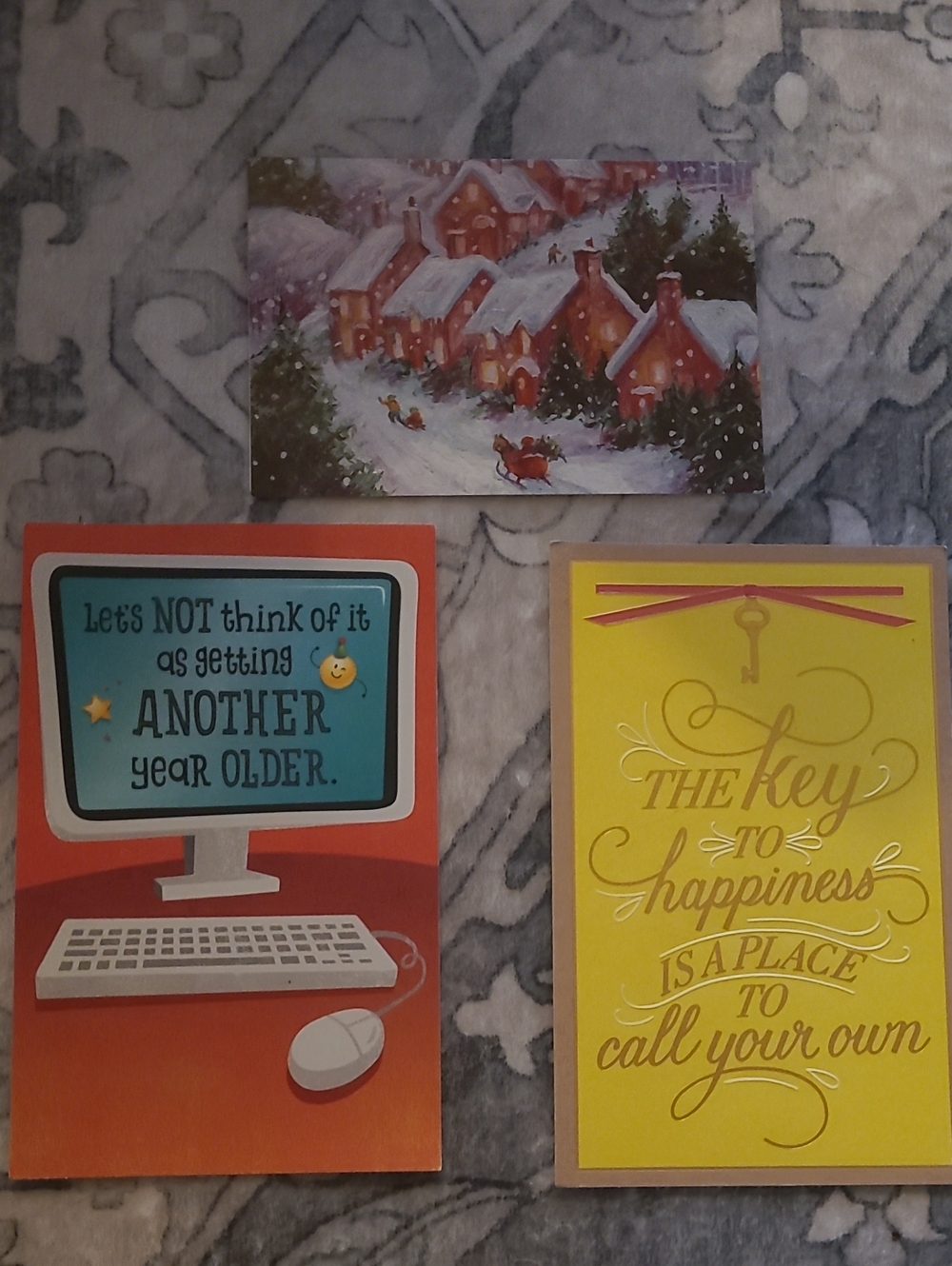 3 Cards No Envelopes